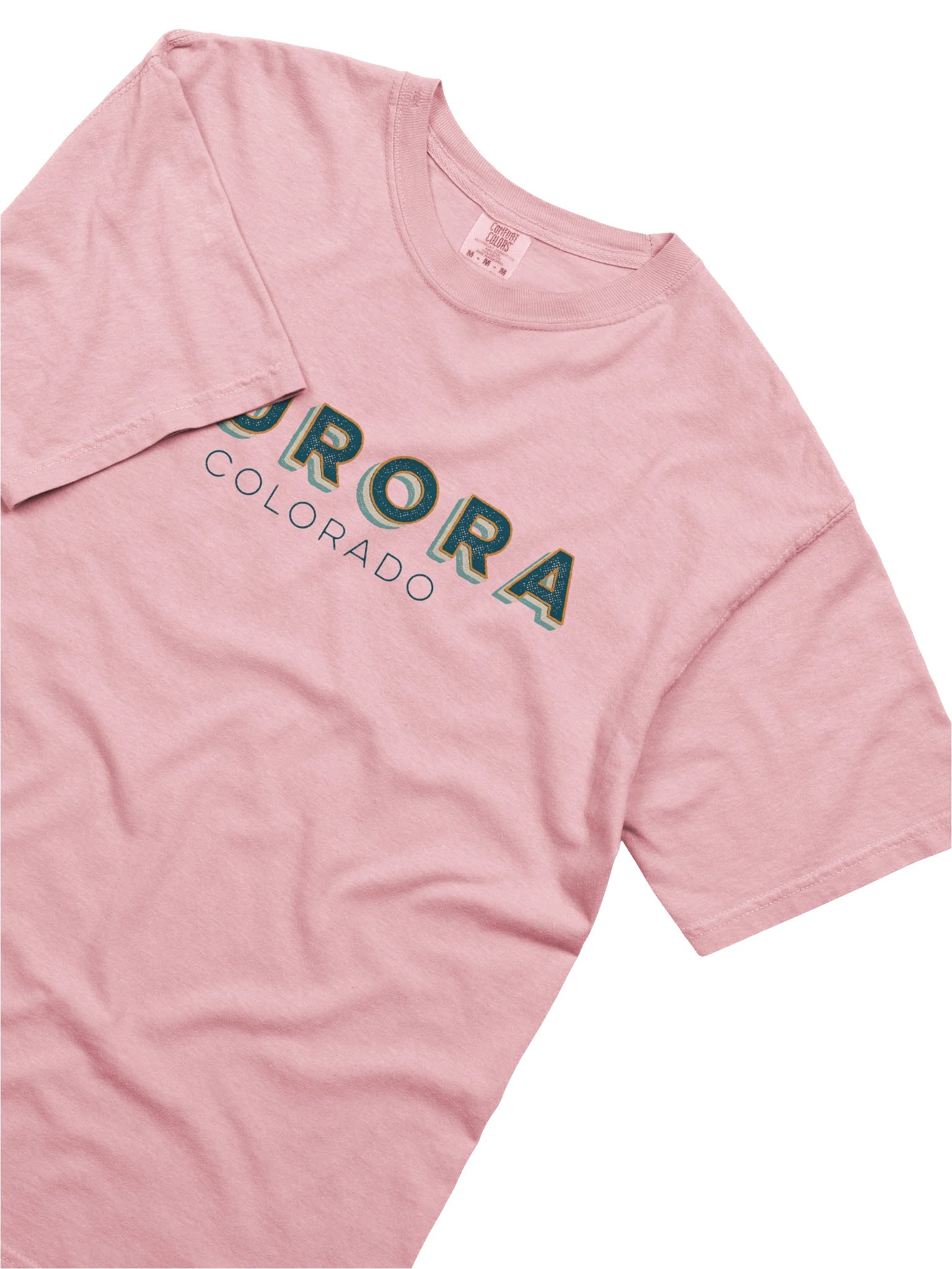 Aurora CO T-shirt (Blue Letters) product image (29)