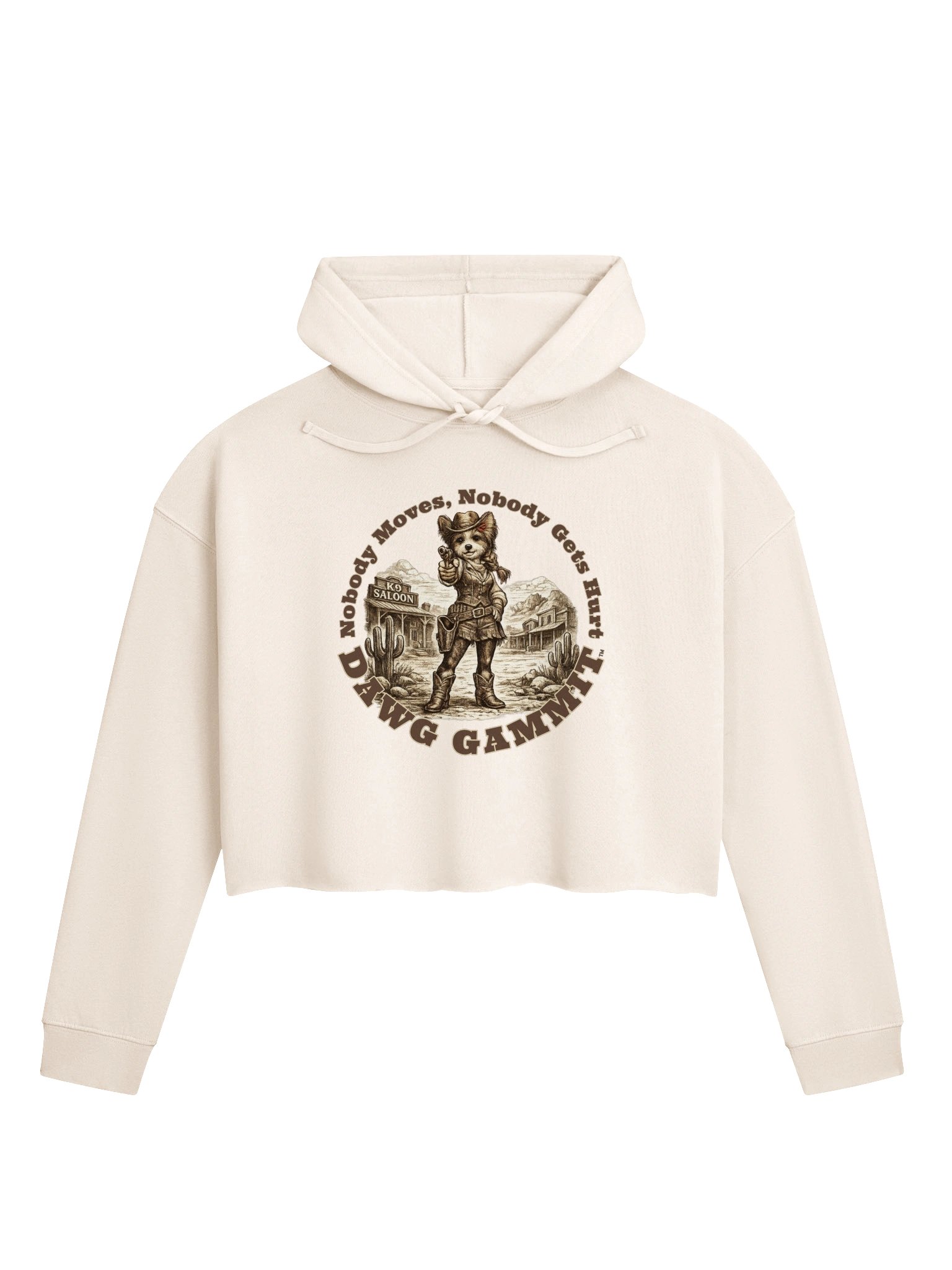 DAWG GAMMIT™ Nobody Moves Cropped Hoodie product image (1)