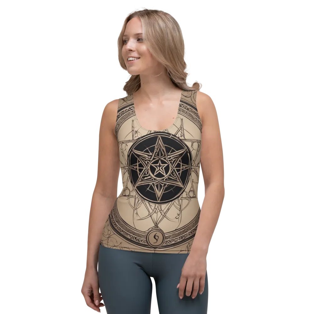 Brown Symbology Tank Top product image (1)