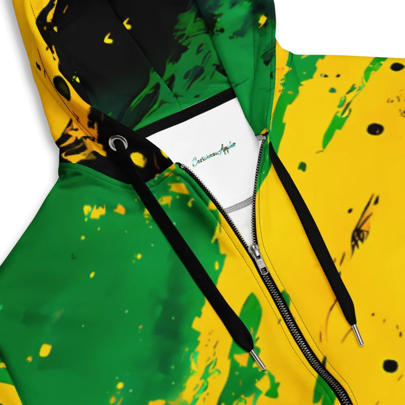 CaribbeanApples - Vintage Jamaica Sport Print | Unisex Zip Hoodie product image (5)