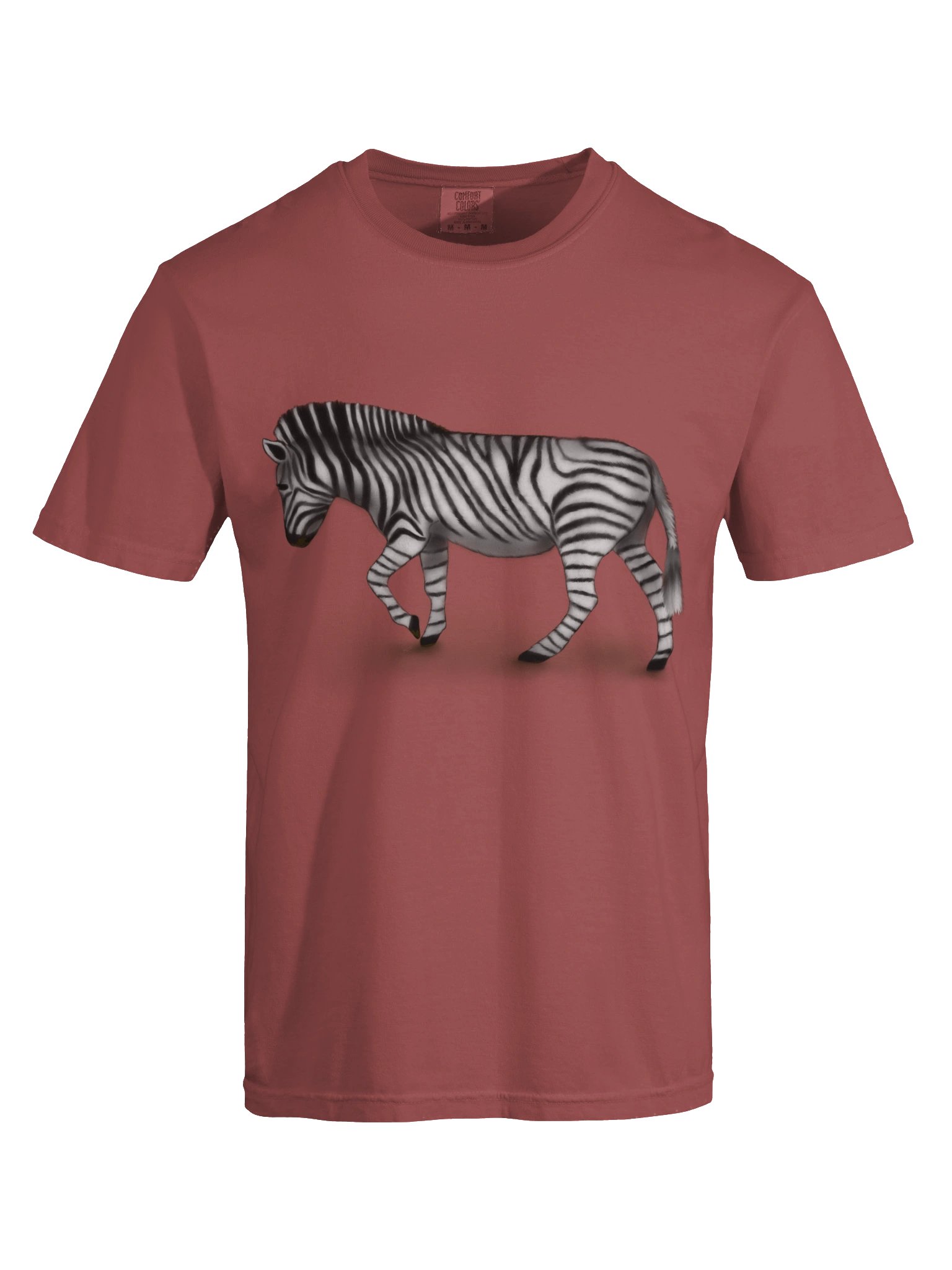 Zebra T-Shirt. Men's Comfort Colors Garment-Dyed Heavyweight T-Shirt product image (4)