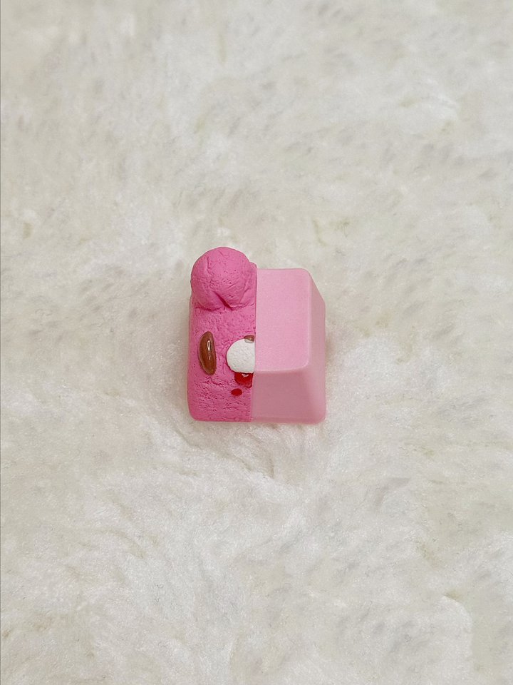 Pink on Pink Gloomy Bear Keycap product image (1)