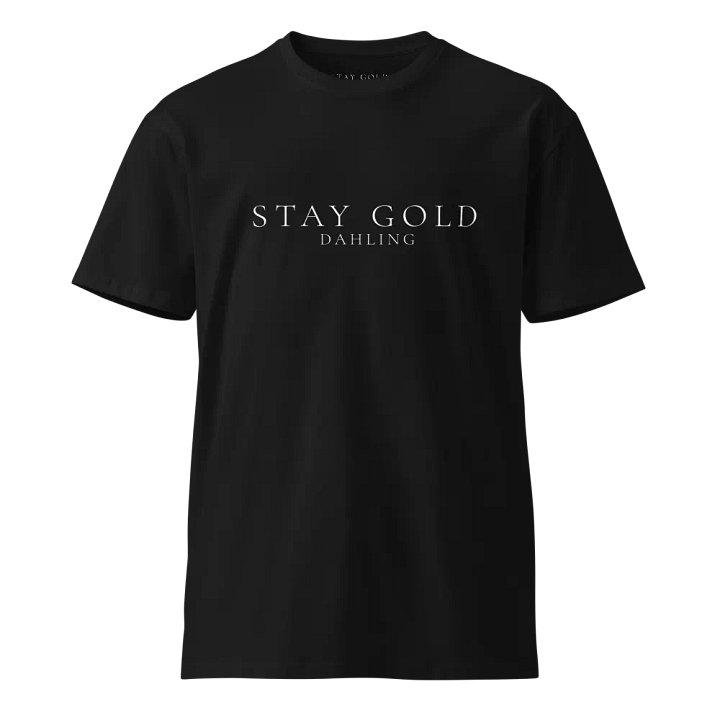 STAY GOLD DAHLING PREMIUM MEN’S CREW TEE product image (2)