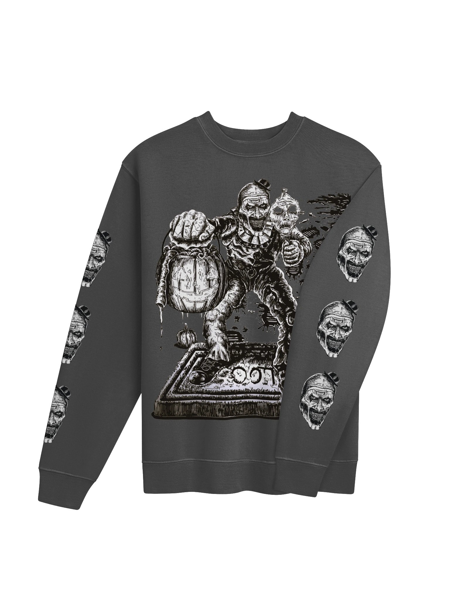 Trick or Treat with Art the Clown- Clean Version- Unisex Sweatshirt product image (18)