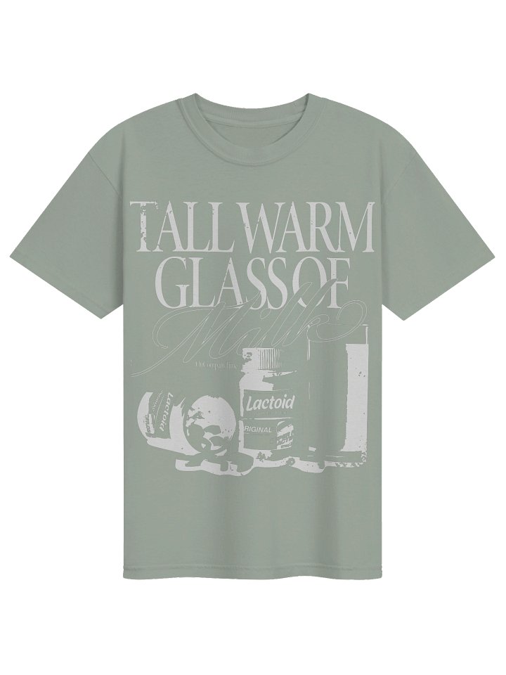 Tall warm Glass of milk Monochrome product image (1)