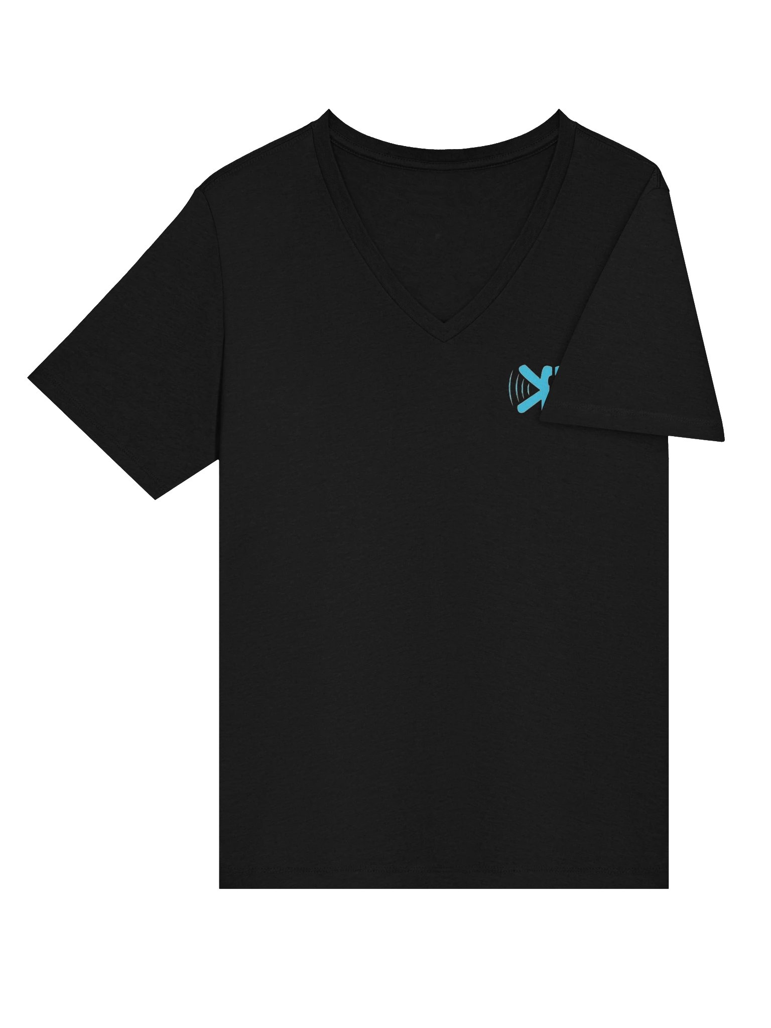 Krank It Up Karaoke Women's Relaxed V-Neck T-Shirt Black product image (8)
