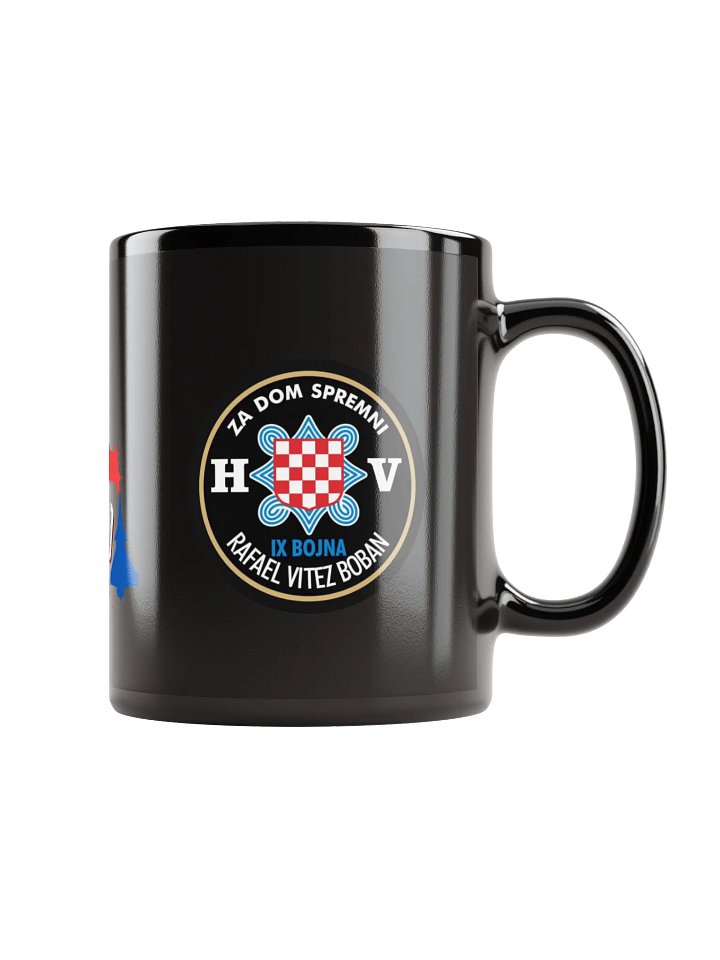 IX Bojna Rafael Vitez Boban Black Glossy Mug product image (2)