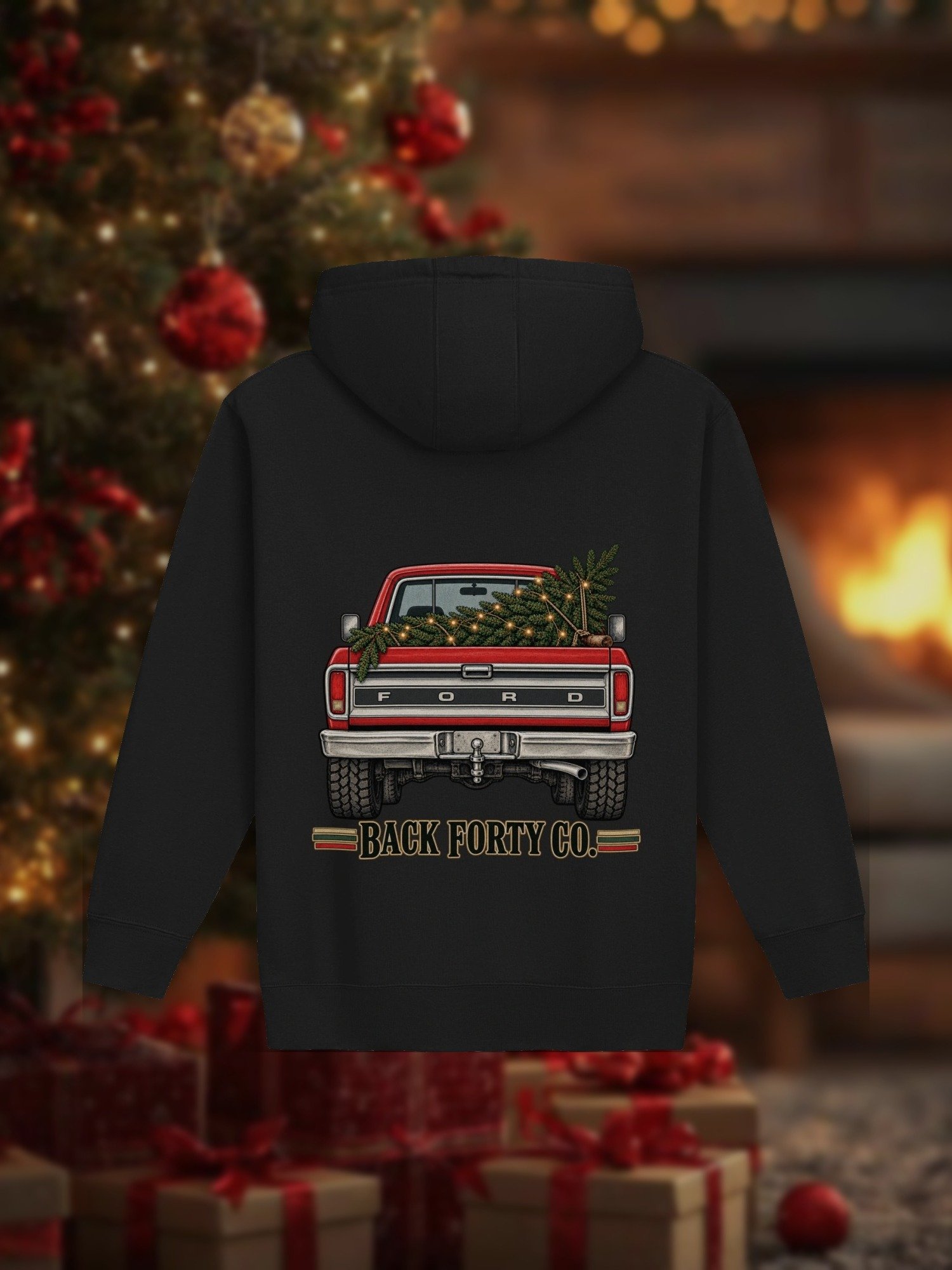 Back Forty Co. Tinsel & Tailgate Unisex Hoodie product image (1)
