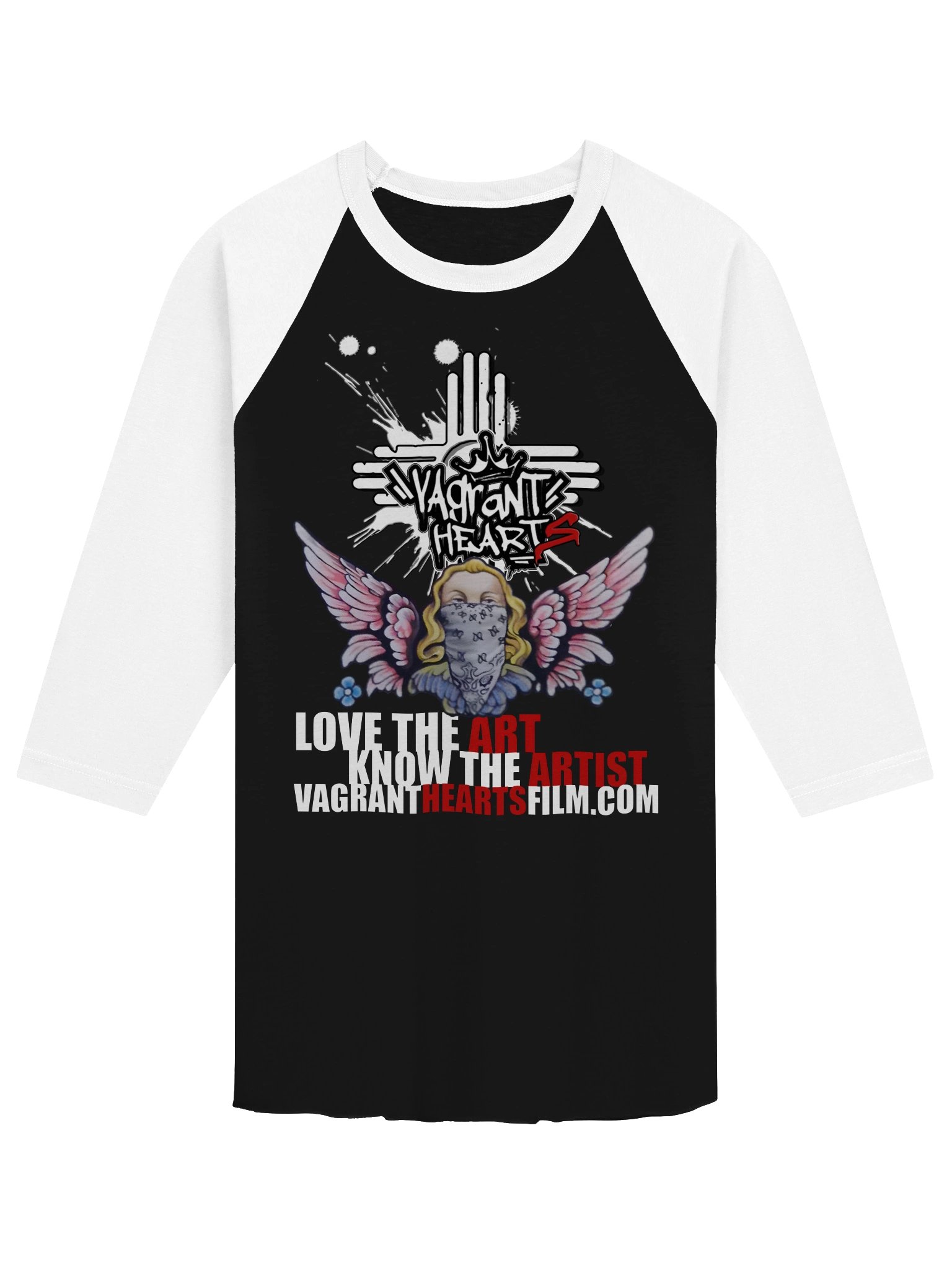 Angel of Style W/Logo Raglan Graphic Tee product image (1)