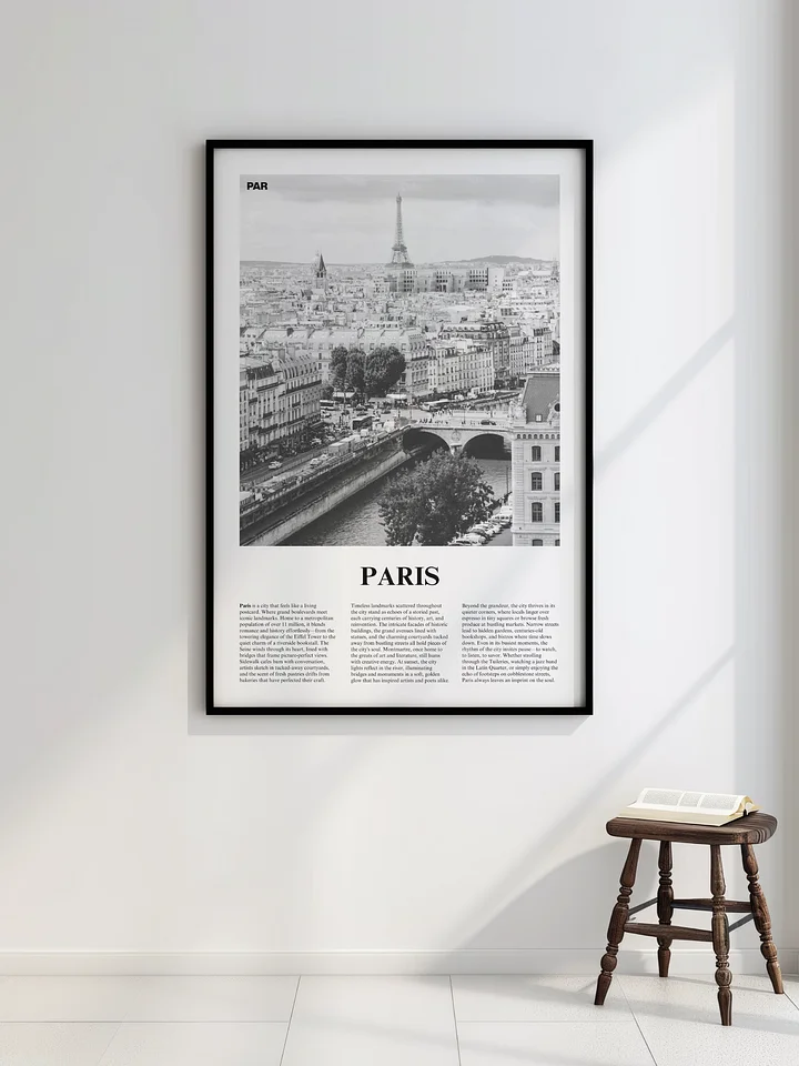 Paris 01 Newspaper Poster product image (2)