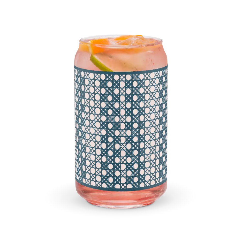 Le Rose Blue Monogram N Can-Shaped Glass product image (7)