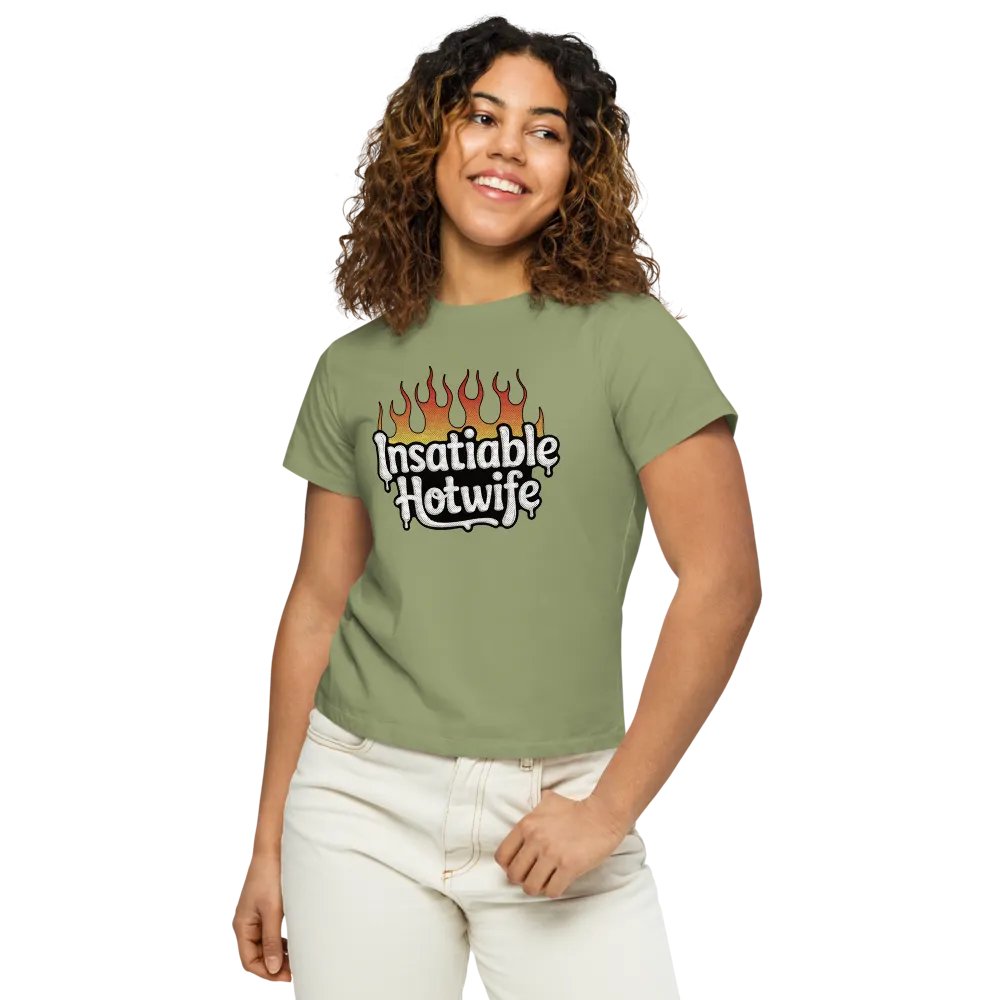 Insatiable Hotwife Short Waist Women's T-shirt product image (50)