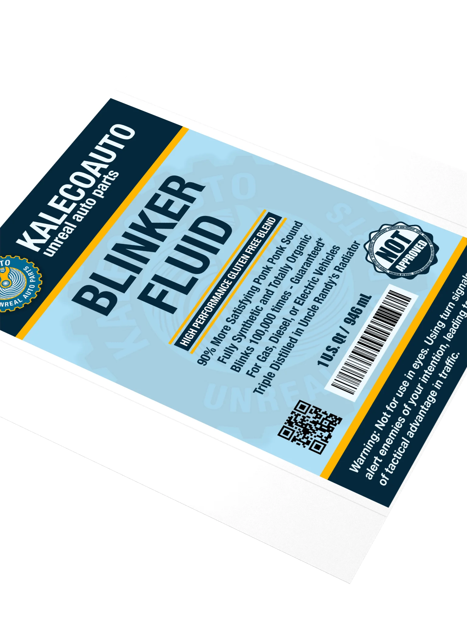 Blinker Fluid Label Sticker product image (3)