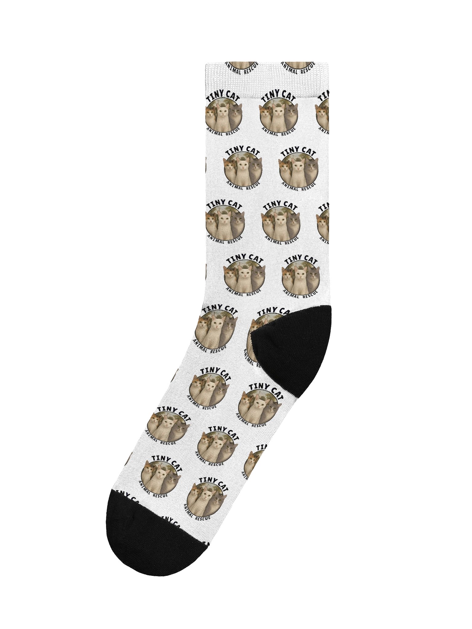 Tiny Cat Logo Socks I product image (1)