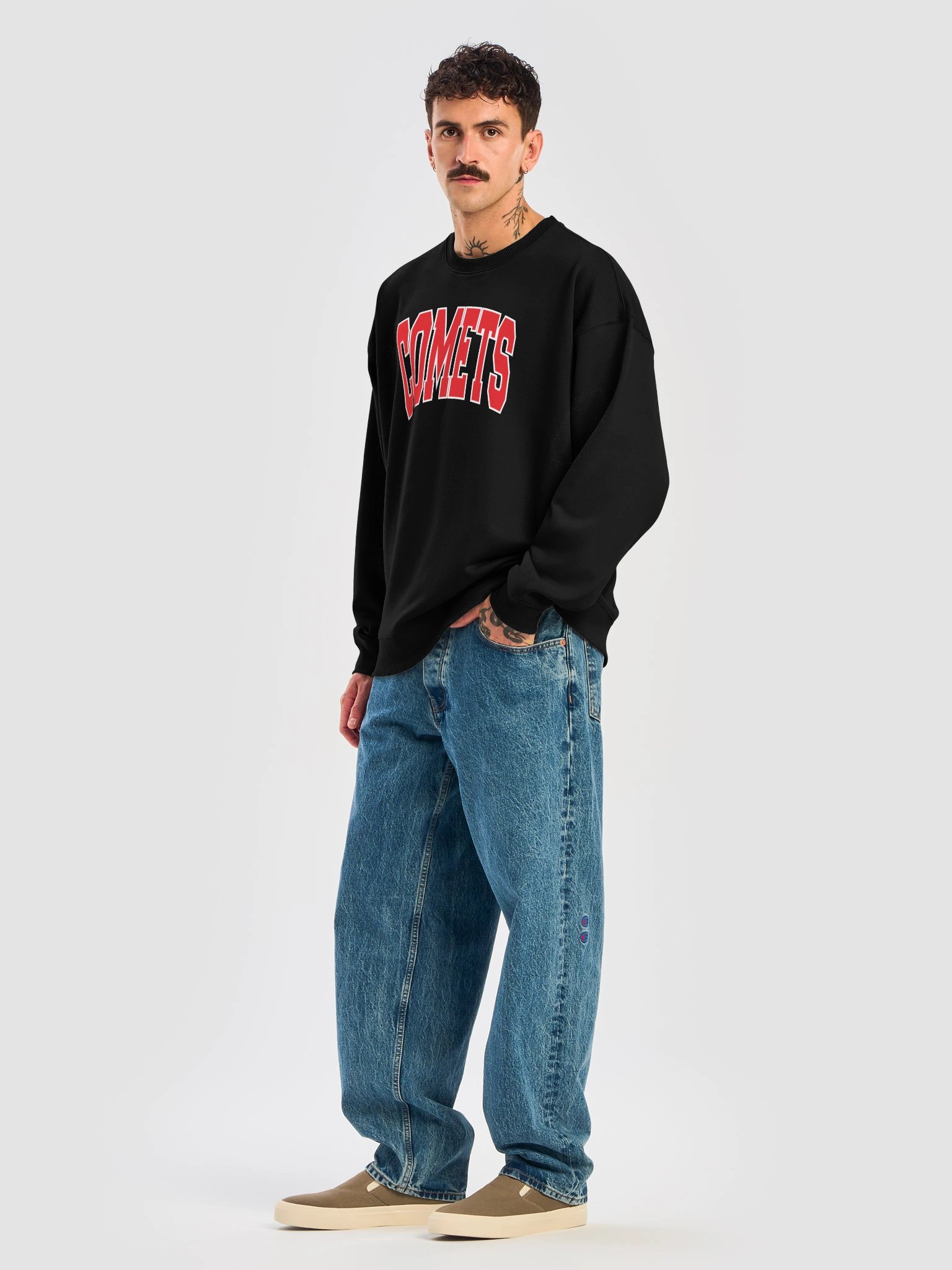 Comets Oversized Collegiate Sweatshirt product image (24)