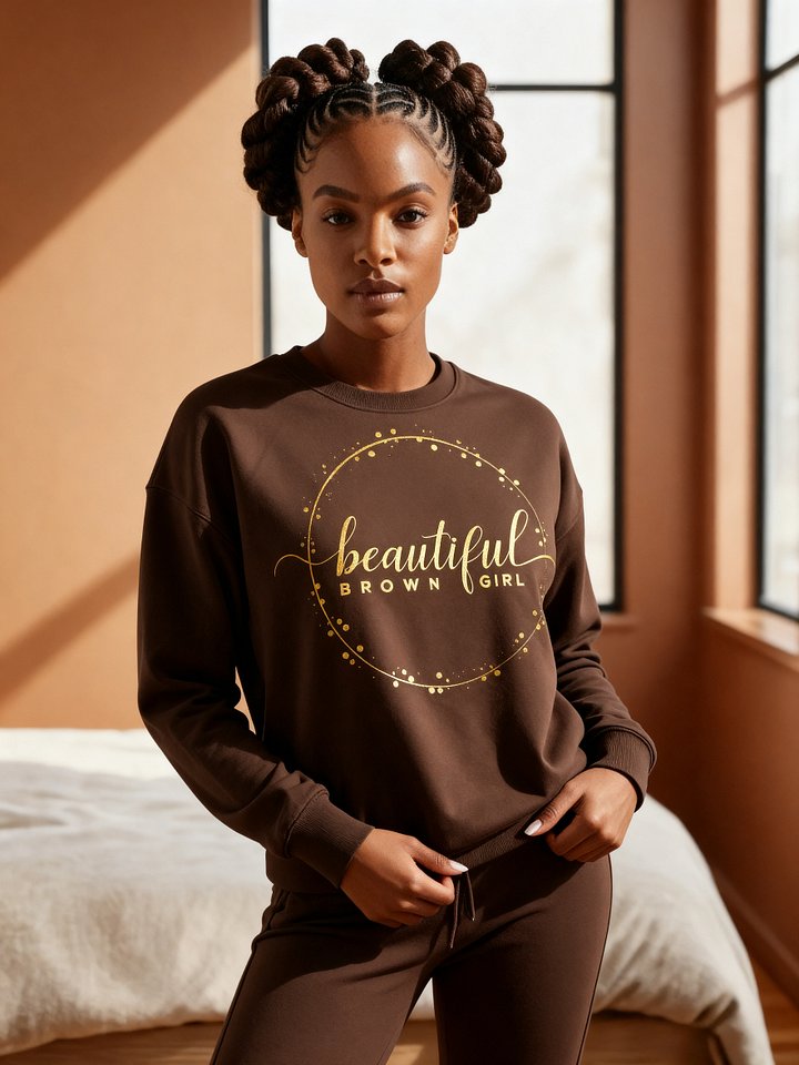 Beautiful Brown Girl Signature Sweatshirt product image (1)