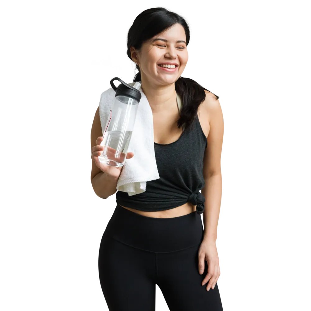 Red CCC Clear Waterbottle product image (10)