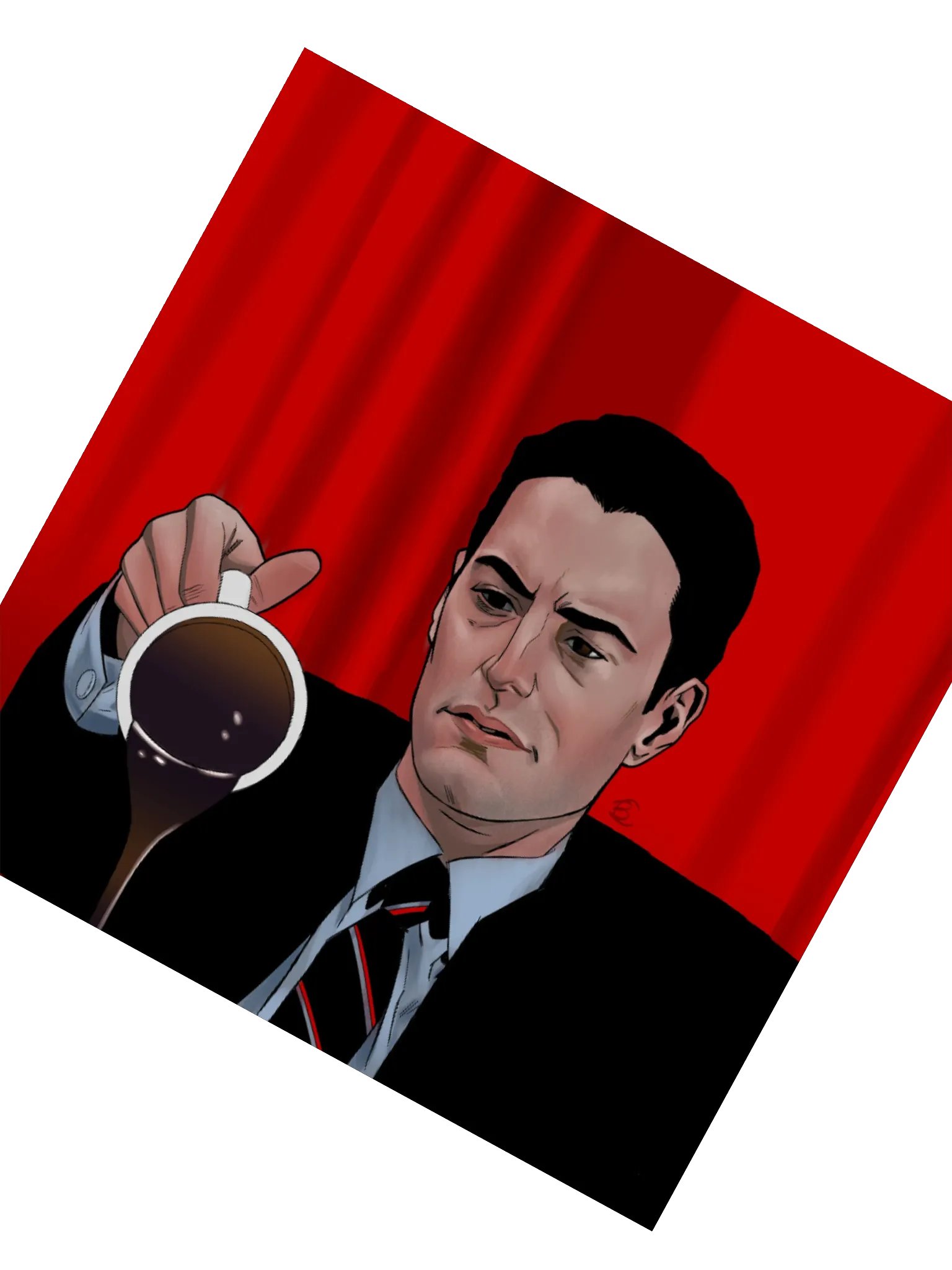 Red Room Coffee sticker product image (6)