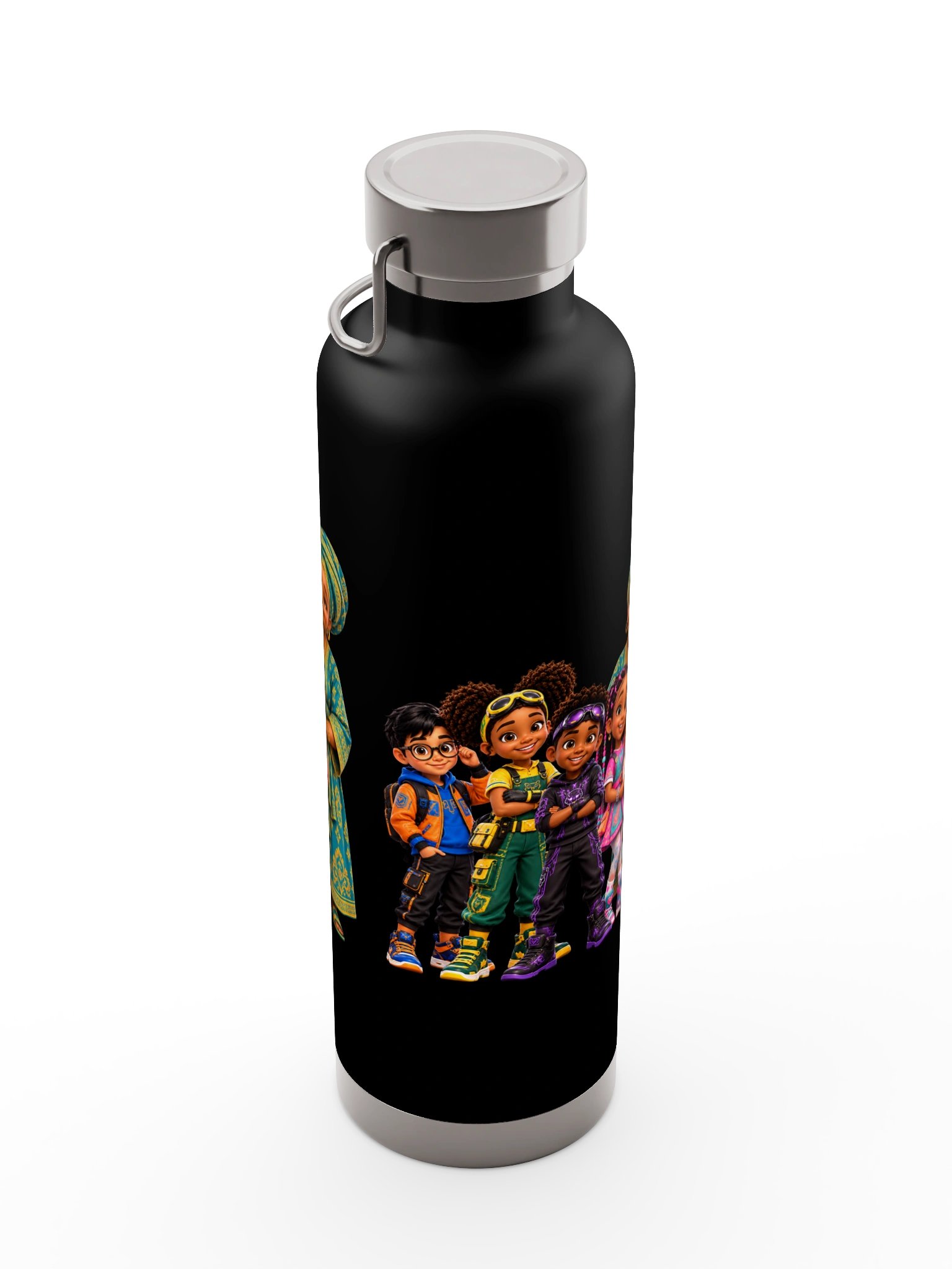Colorful Cartoon Family Duo Bottle Art product image (37)