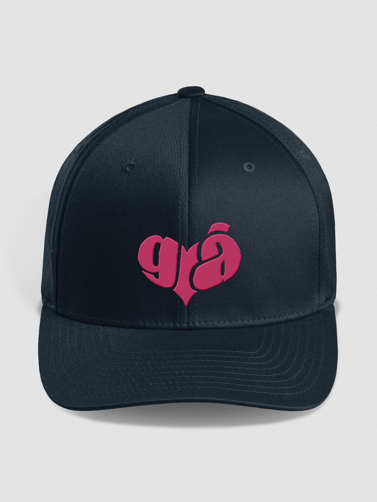 Grá Meaning Love 🩷 Flexfit Peaked Cap product image (4)