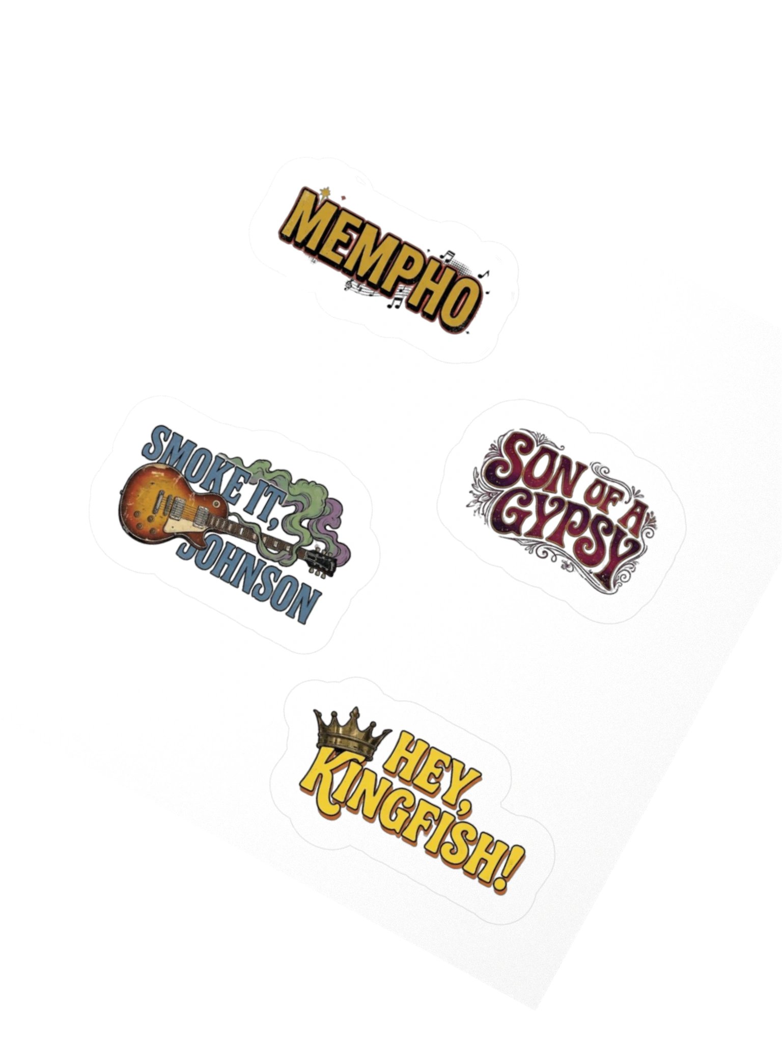 Jimmy Valiant 70s Kiss Cut Sticker Set product image (6)