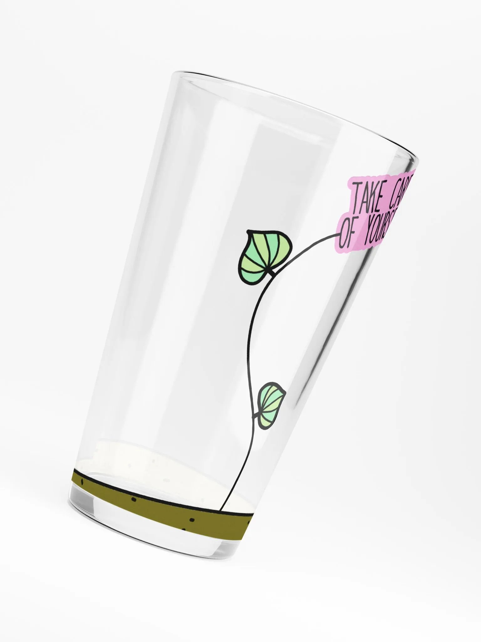 Take Care of Yourself Glass product image (6)