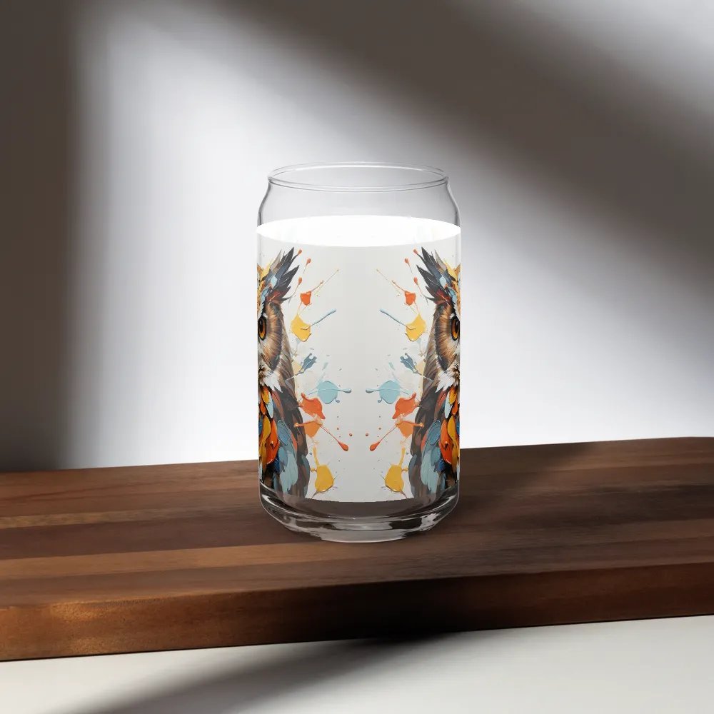 Midnight Watcher Owl Glass Can Sipper product image (7)