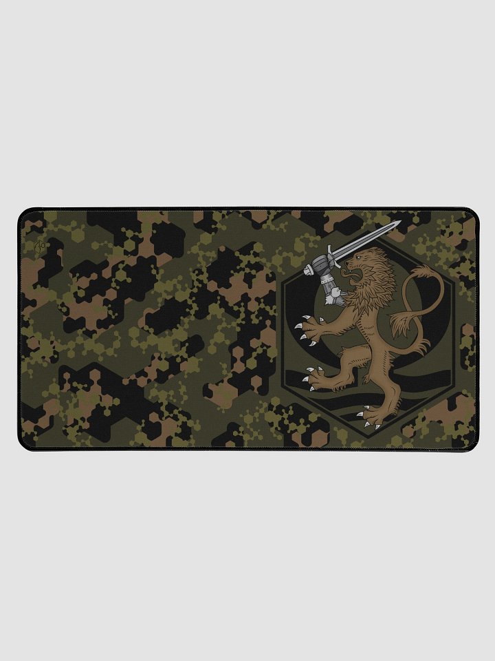 Desk Mat 15.5" x 31.5" Hexagon Camo, Lion, MilG product image (1)