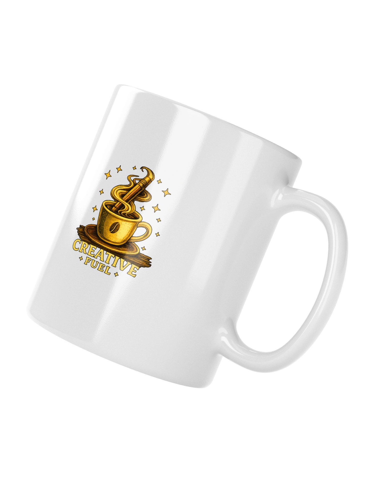 Creative Fuel – Vintage Coffee & Creativity Metal Mug product image (11)