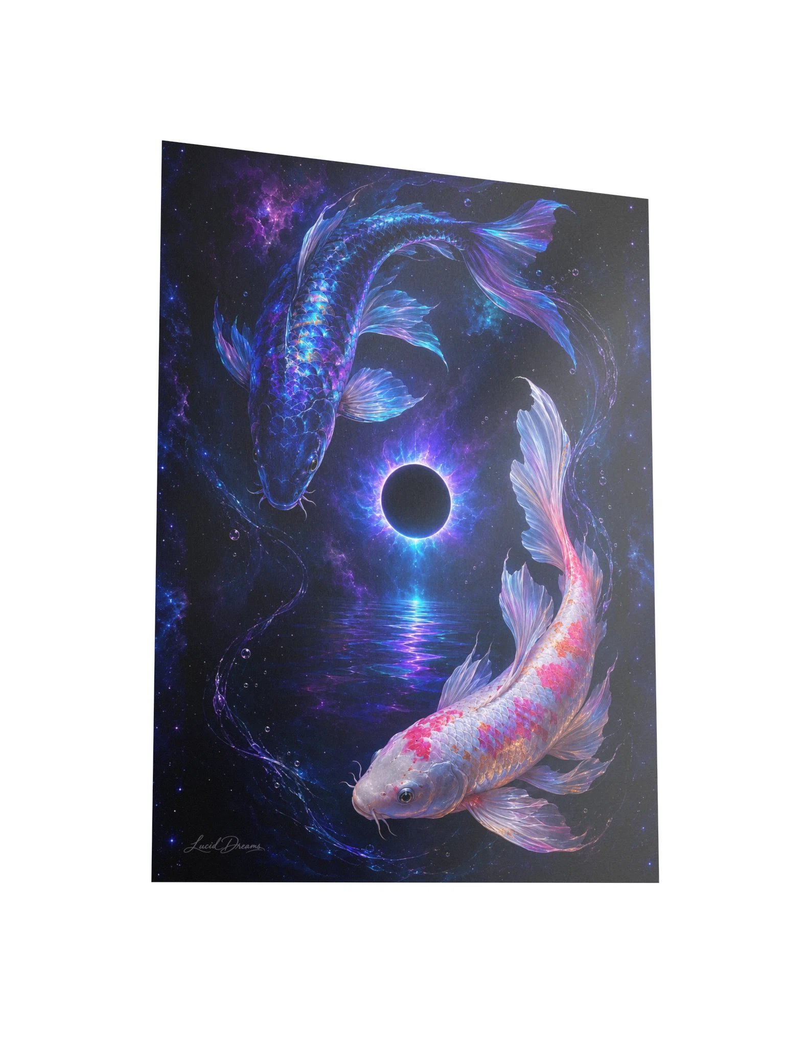Celestial Koi Art Print — Between Shadow and Starlight product image (3)