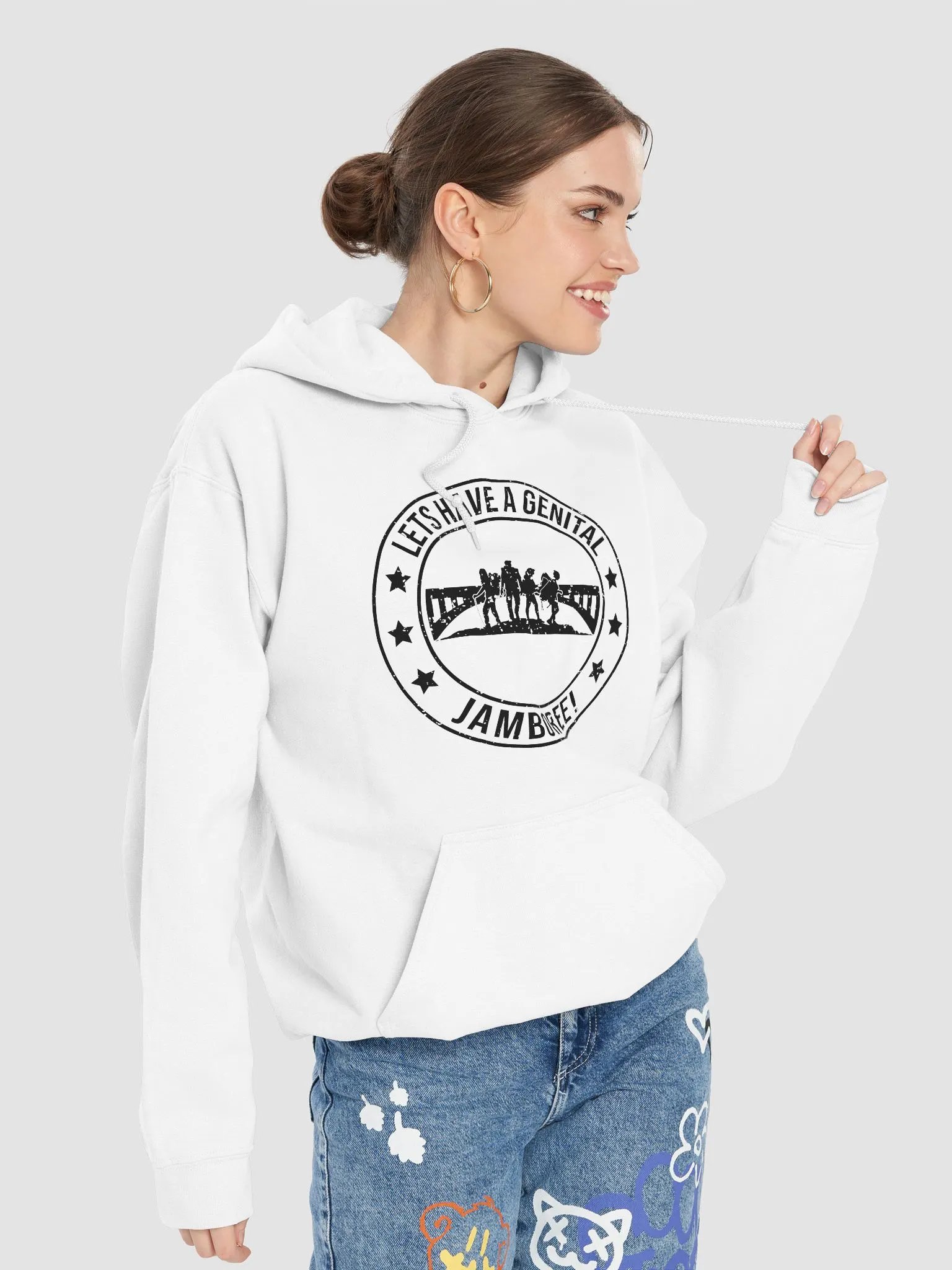 "Lets Have A Gentail Jamboree" Funny Hoodie product image (7)