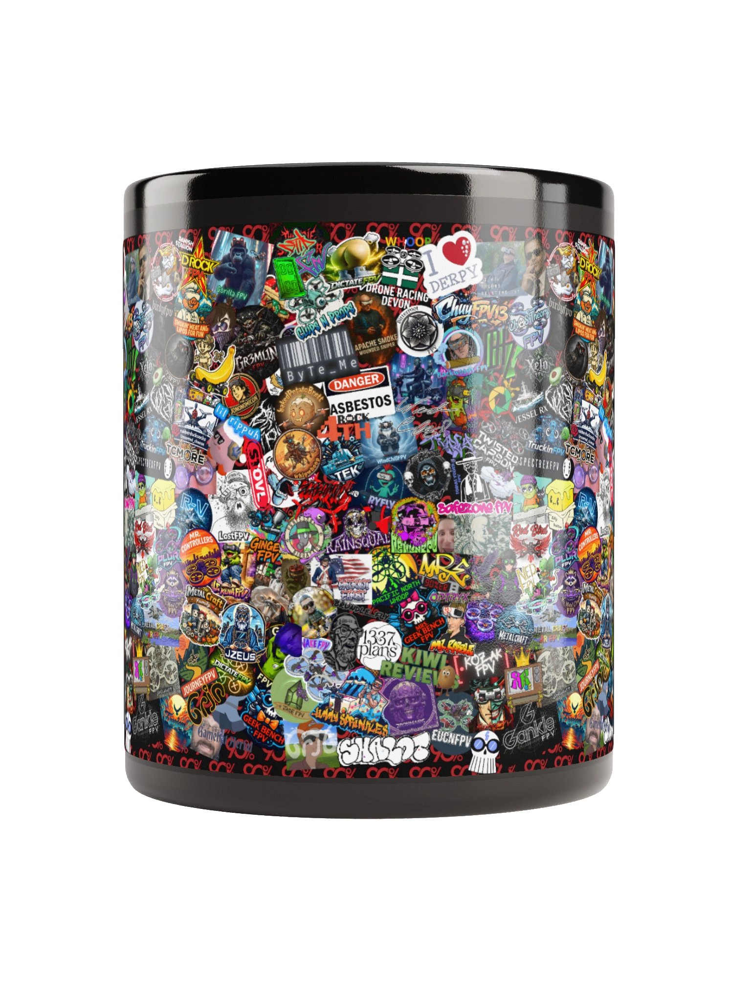 2026 Sticker Bomb Mug (Black) product image (10)
