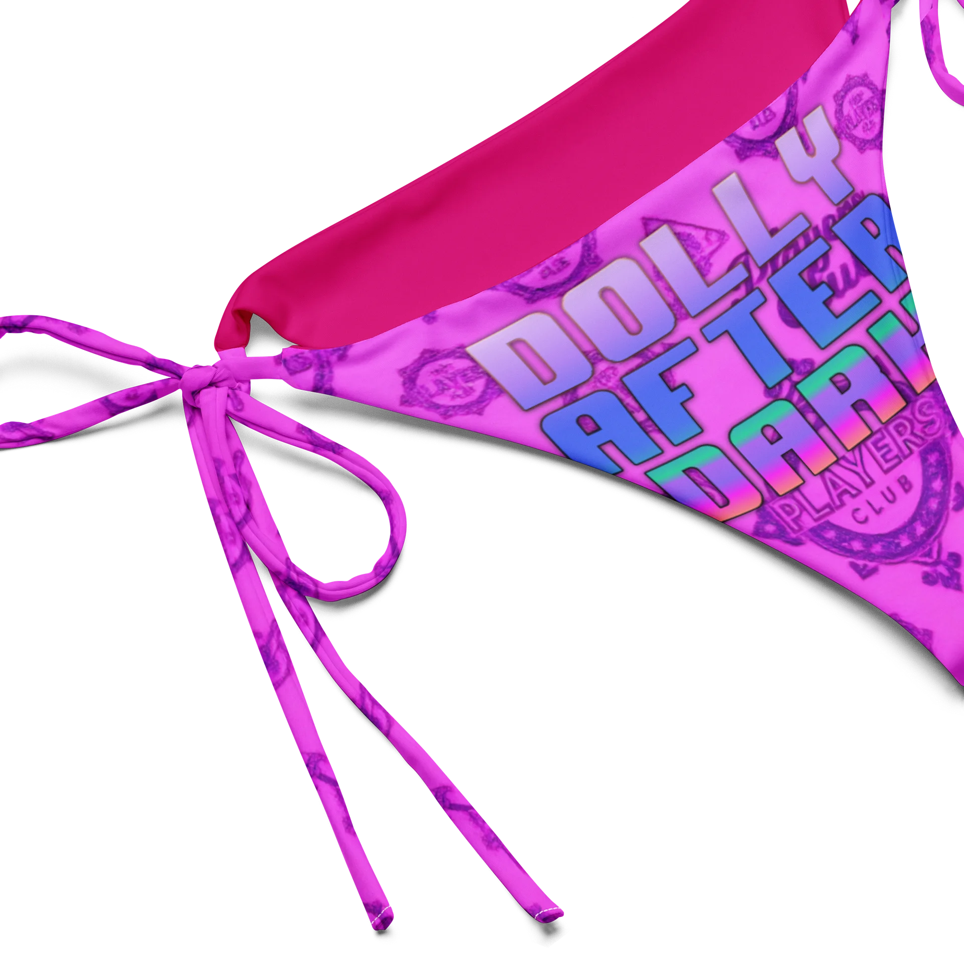 Pink Paradise String Bikini Bottom product image (2)