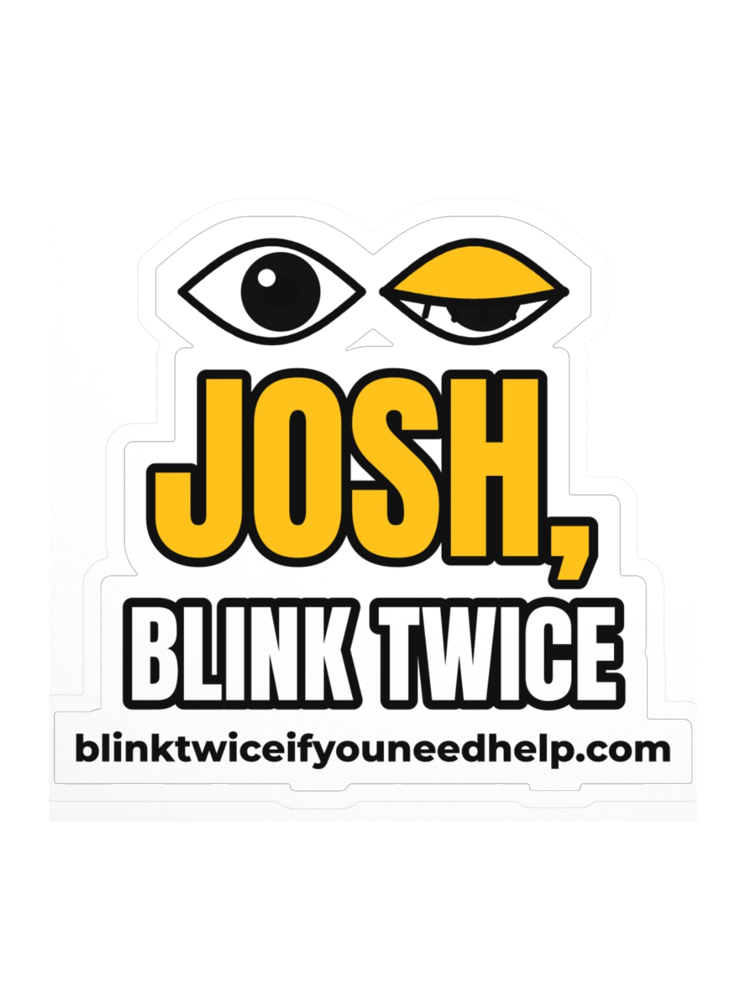 Josh, Blink Twice Sticker product image (1)