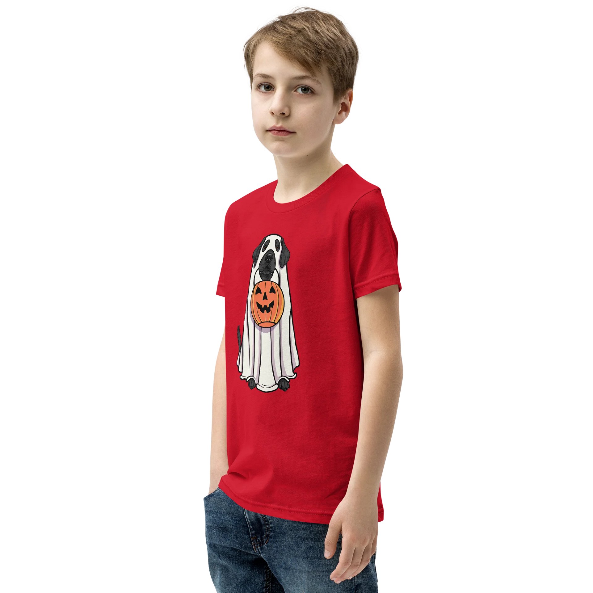 Halloween Labrador Retriever(Black) Youth T-Shirt product image (4)