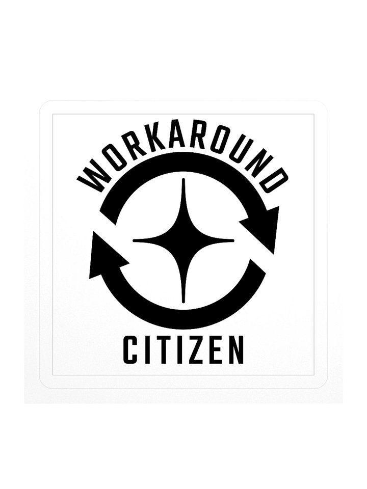 Workaround Citizen Sticker - White Background product image (2)
