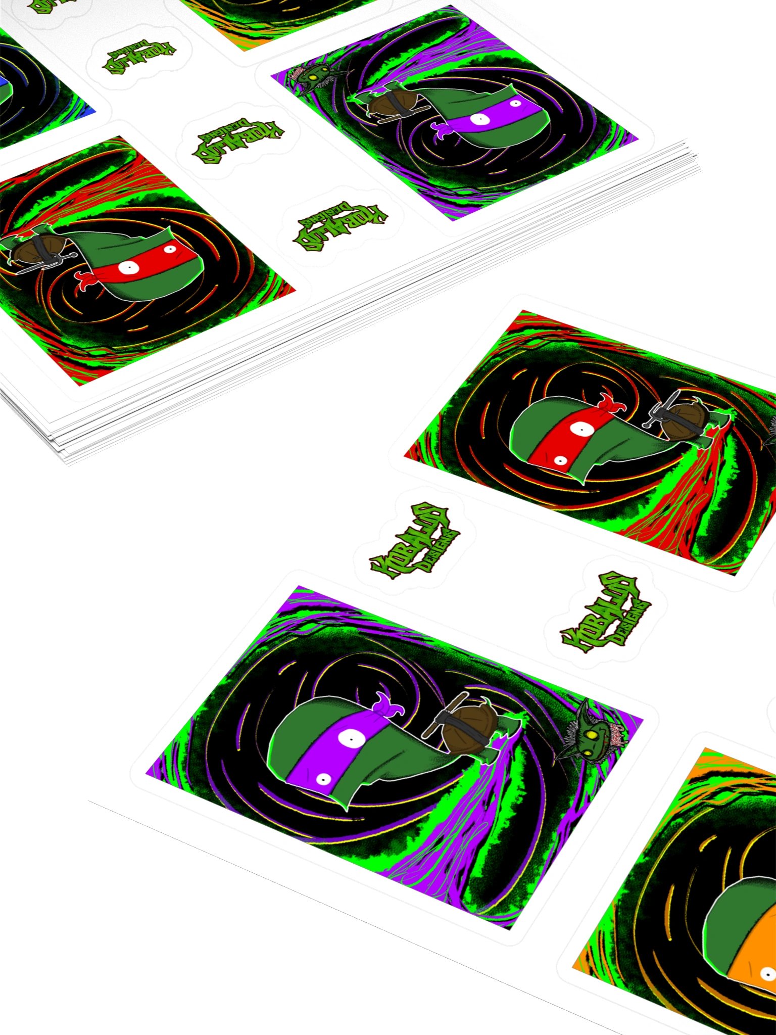 Turtles in a Half Shell Sticker Sheet product image (4)