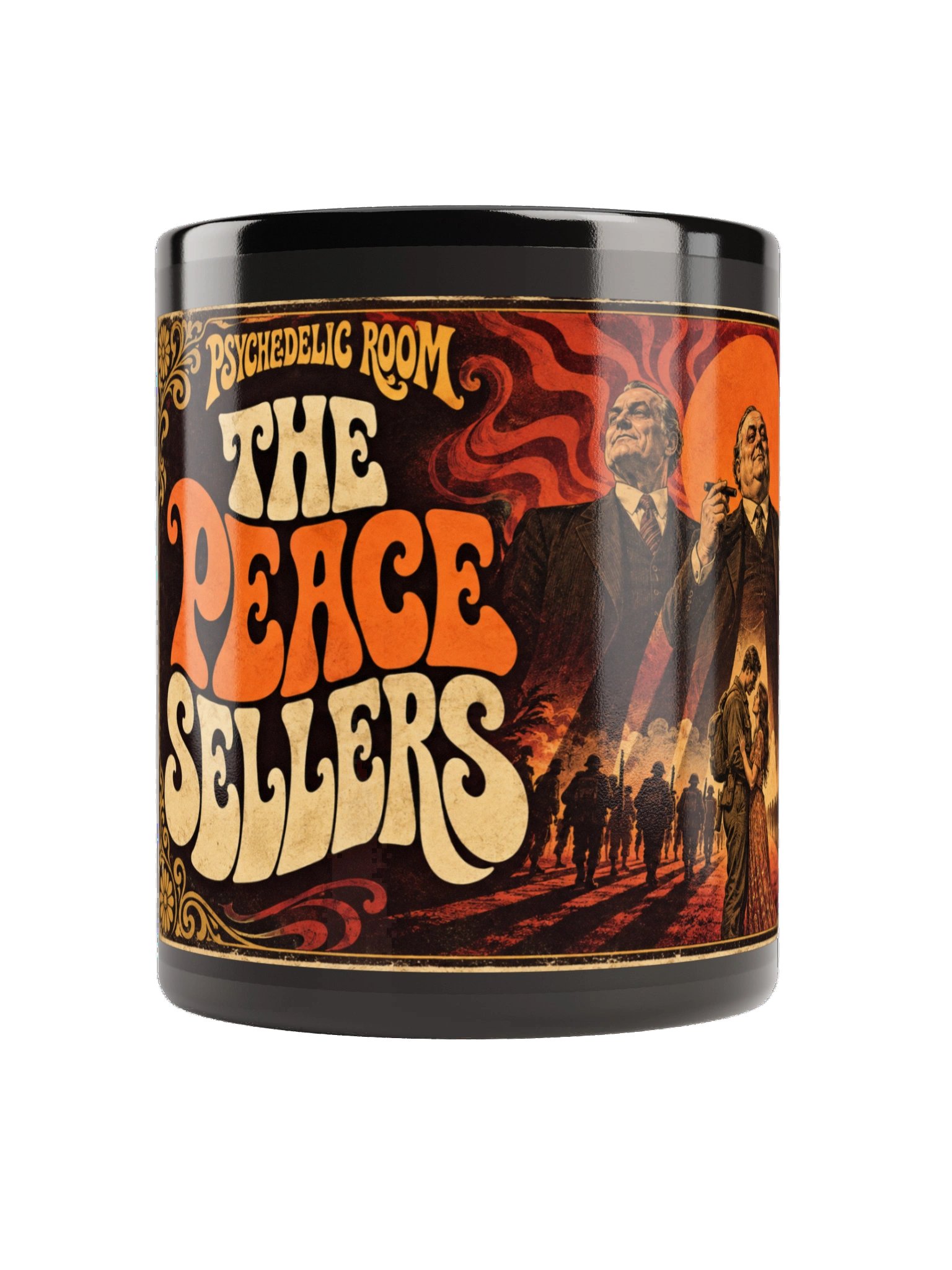 The Peace Sellers — Black Ceramic Mug product image (2)