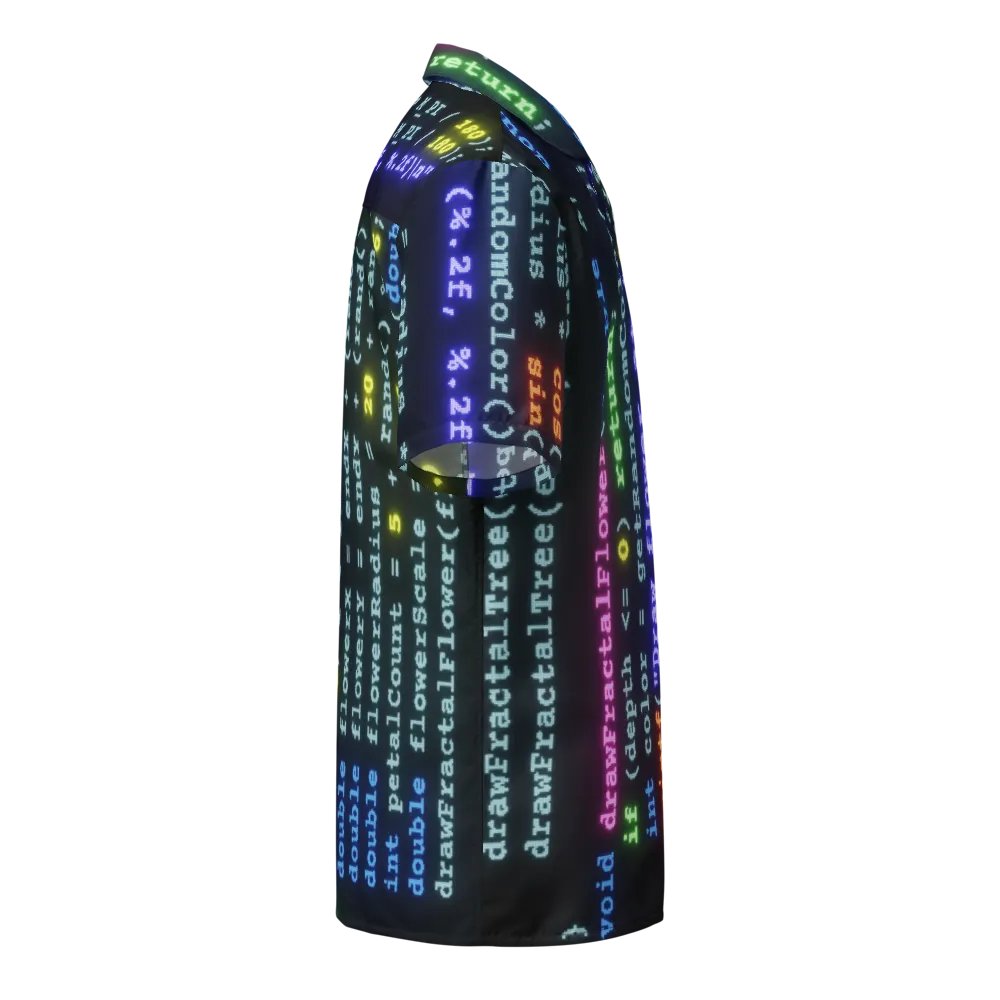 Computer Programming in C (unisex Hawaiian shirt) product image (11)