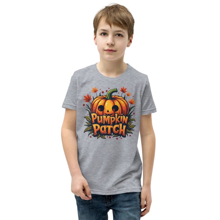 Jack-O'-Lantern Patch Youth Tee product image (2)