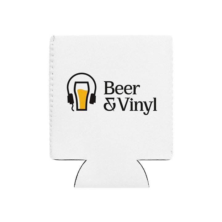 Beer & Vinyl Coozie product image (1)