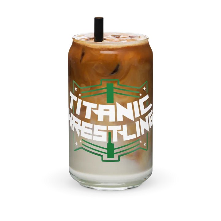 Titanic Logo Can Shaped Glass product image (1)