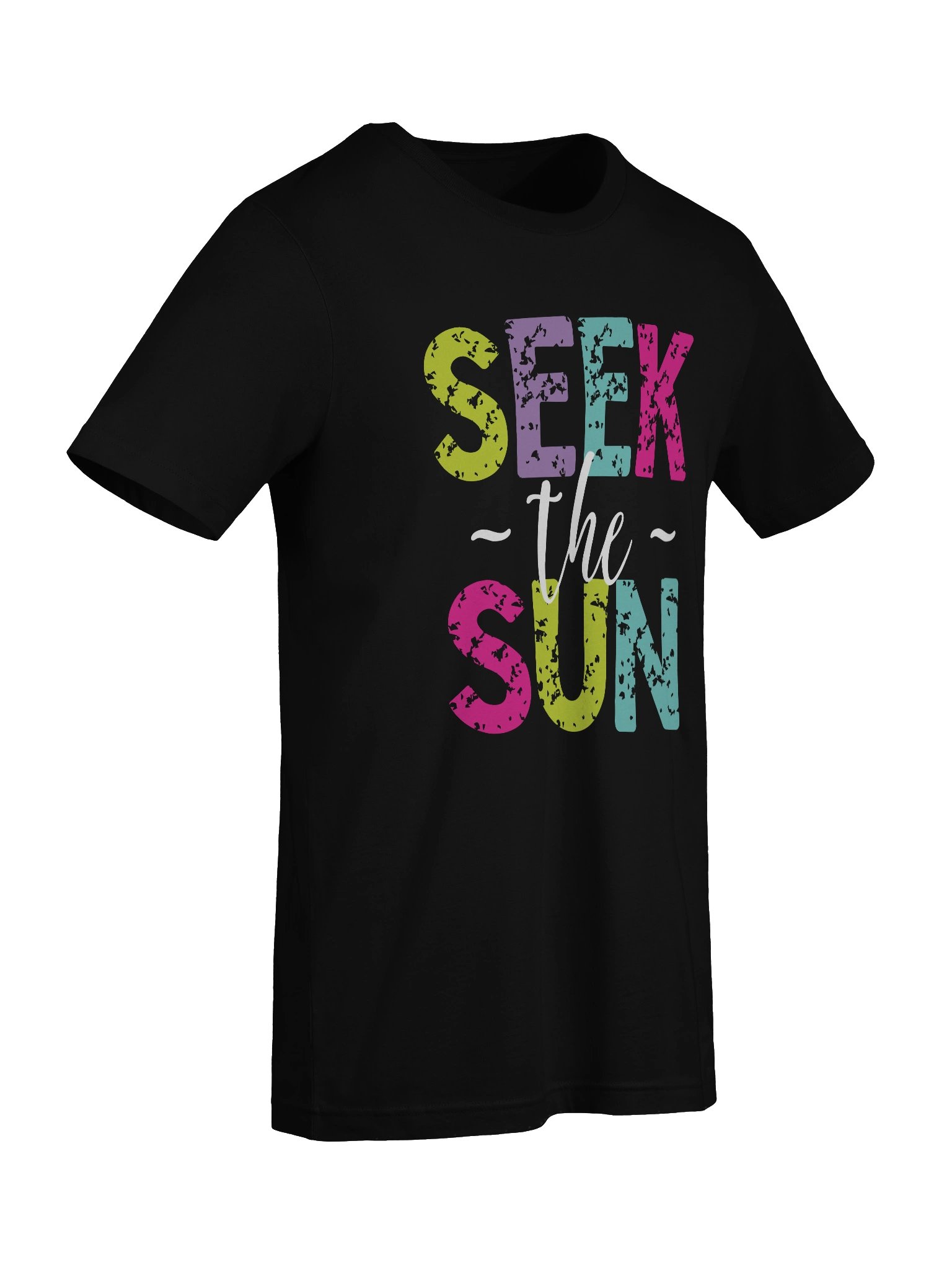 Vibrant Distressed Sun T-Shirt product image (3)
