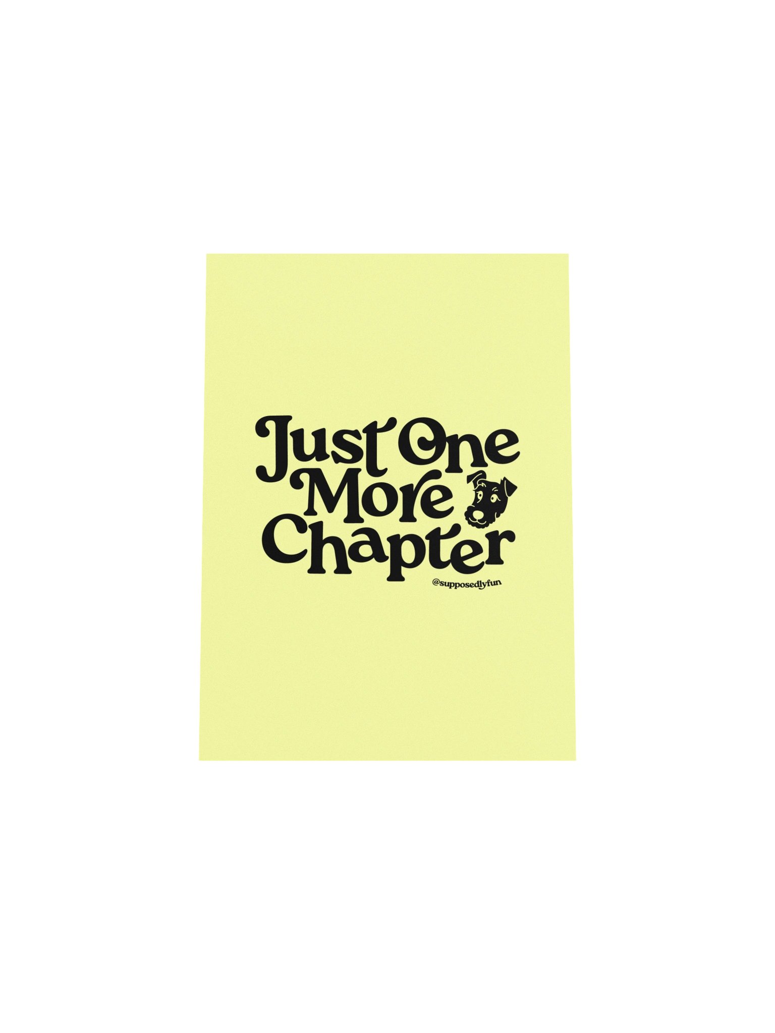 Just One More Chapter Poster product image (4)