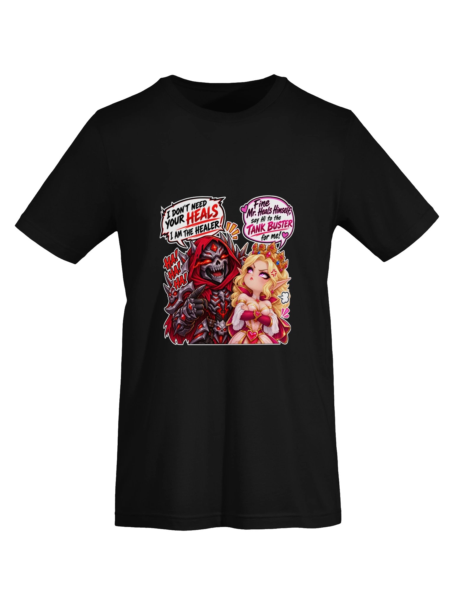 Guild Leader Quote Series - Luna & Mali Mr. Heals Himself - Unisex t-shirt product image (5)