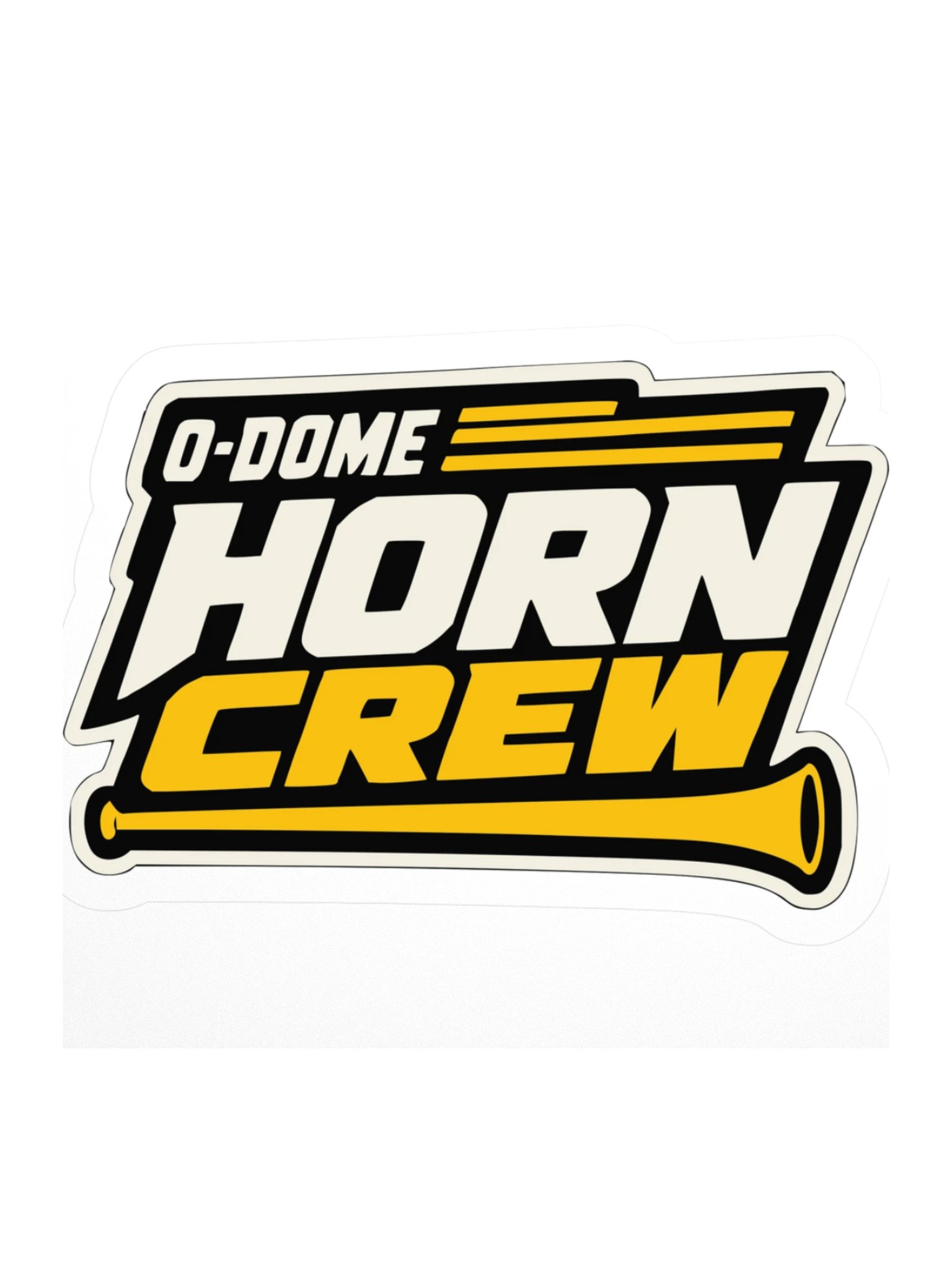O-Dome Horn Crew Fast Lane — Kiss-Cut Sticker product image (1)