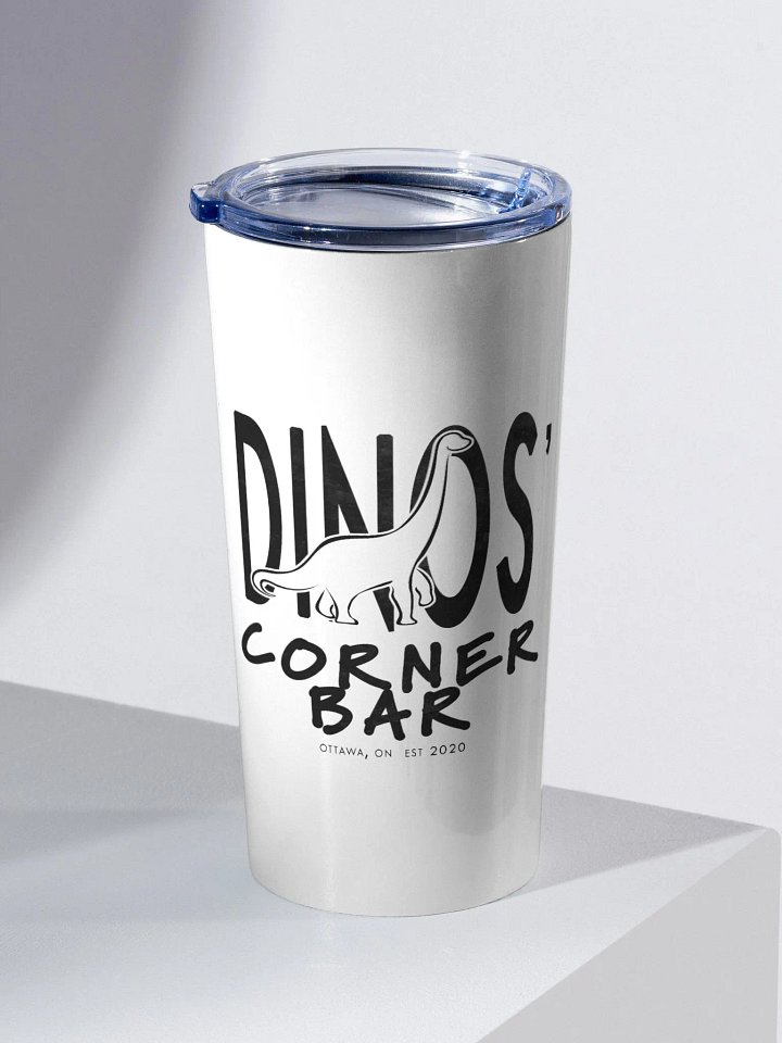 Dinos' Corner Bar Steel Tumbler [Dark] product image (1)