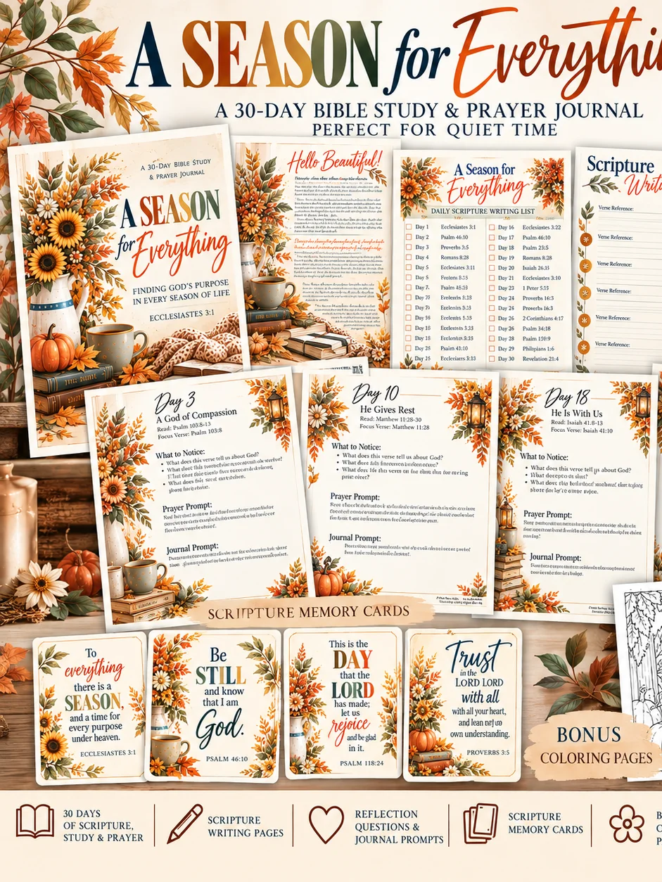 A Season for Everything (30-day) Quiet Time Bundle product image (5)