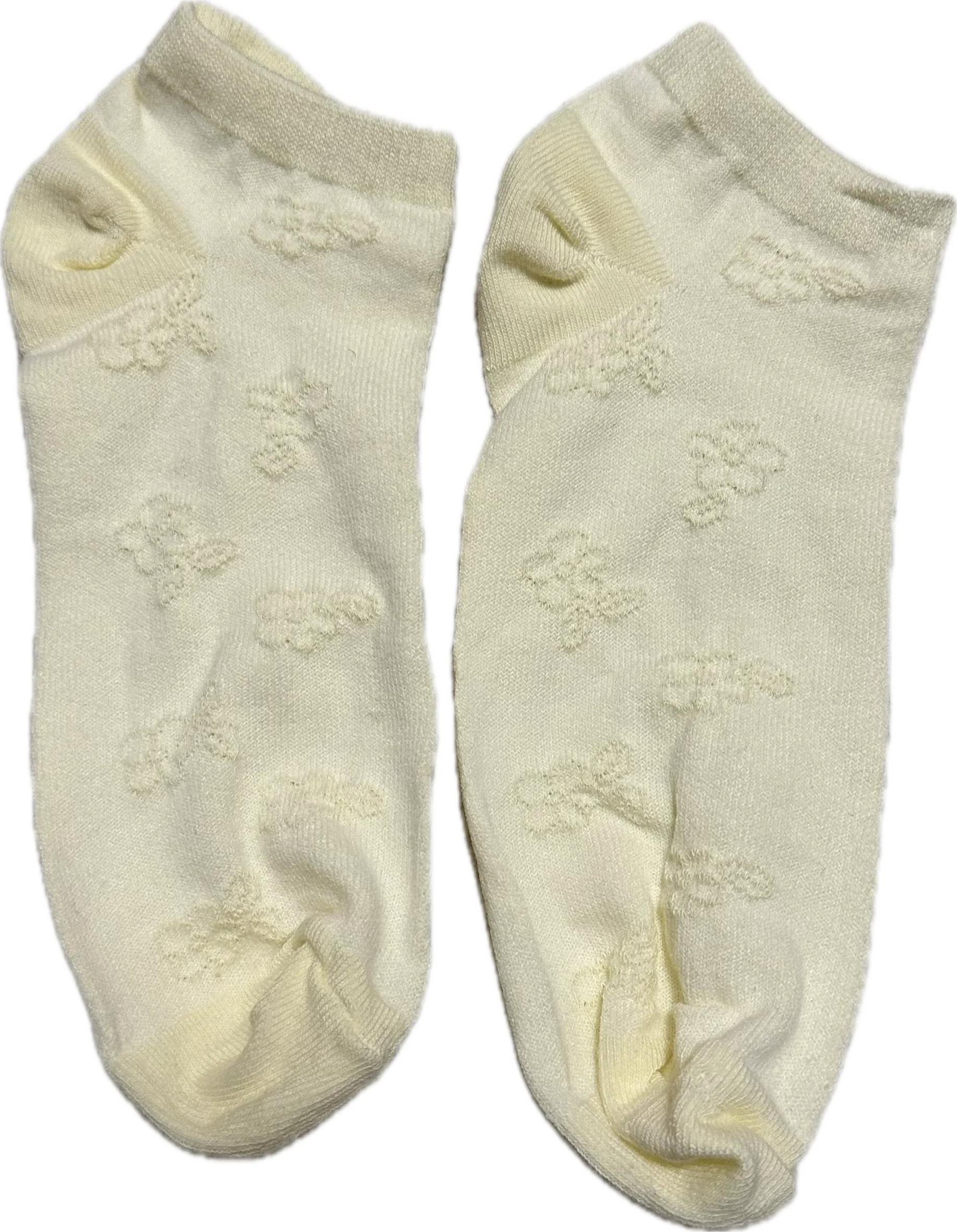 Yellow flower ankle socks product image (1)