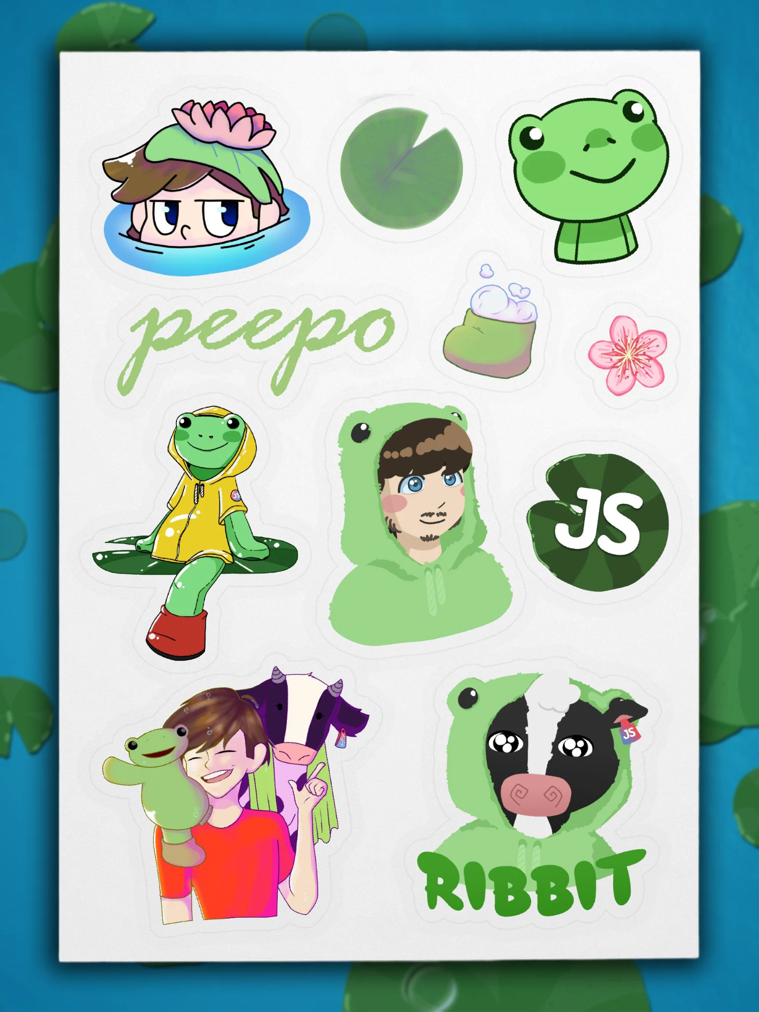 Peepo Sticker Sheet product image (1)